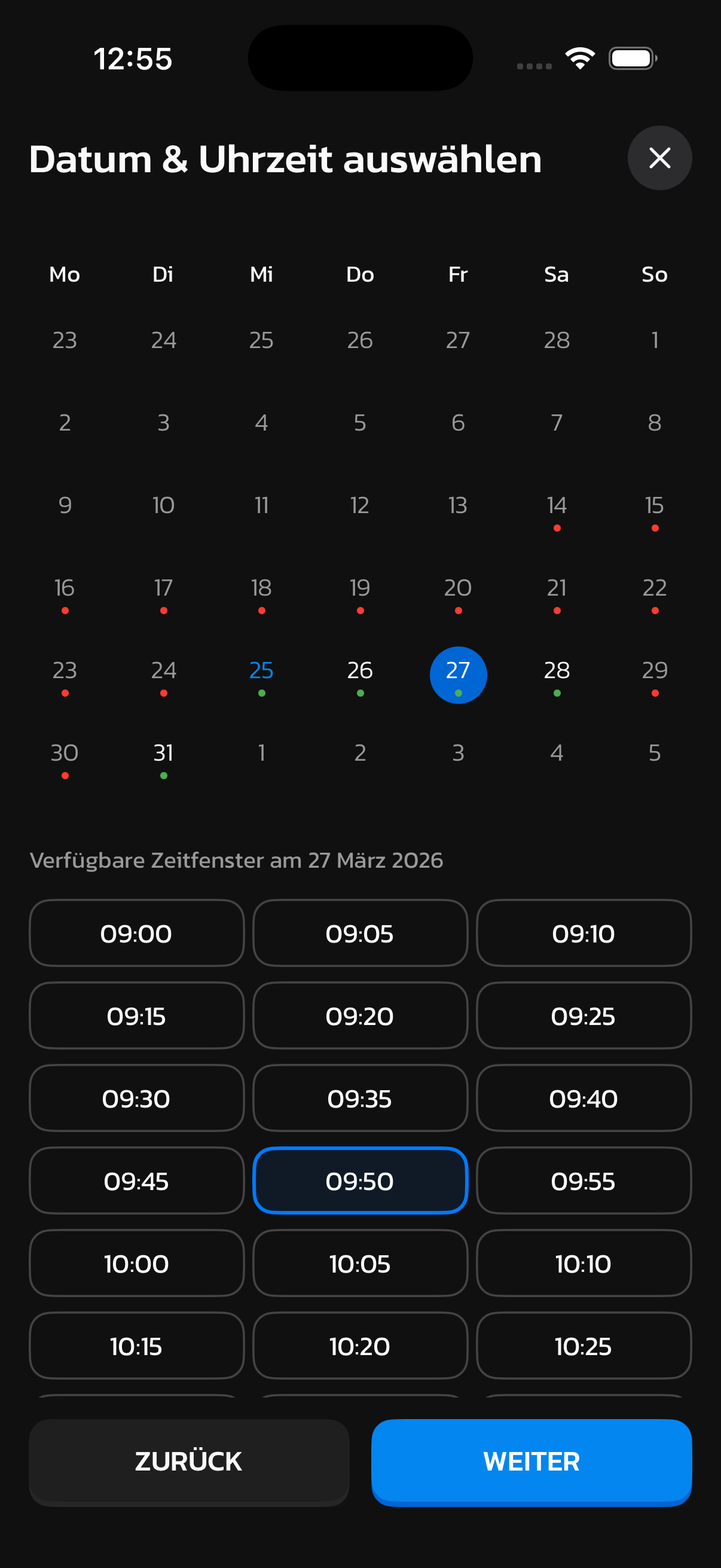 Intelligente Buchung